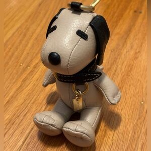 Coach x Peanuts Snoopy Leather Key Chain